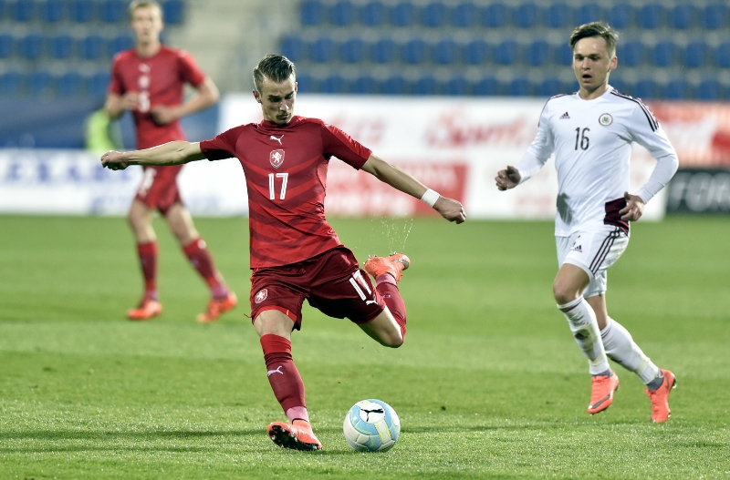 Fotbalista Ajaxu Amsterdam Václav Černý.
