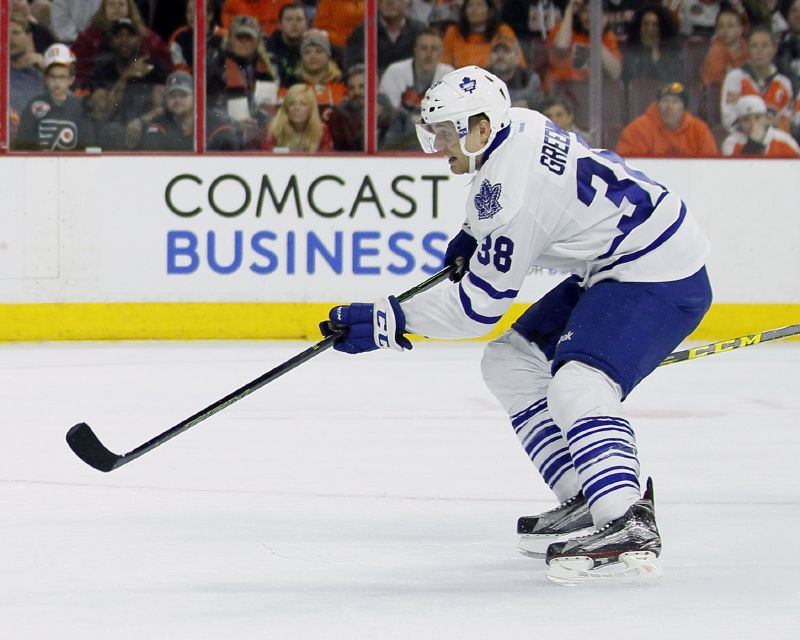 Hráč Toronta Colin Greening. 