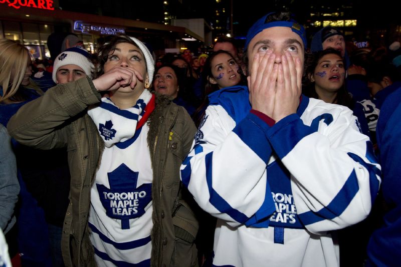 Fanoušci Maple Leafs ubývají s neúspěchy. 