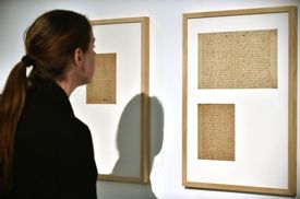 Krajská galerie výtvarného umění ve Zlíně zahájila výstavu kreseb a rukopisů s názvem Karel Hynek Mácha - Slunce jasná světů jiných.
