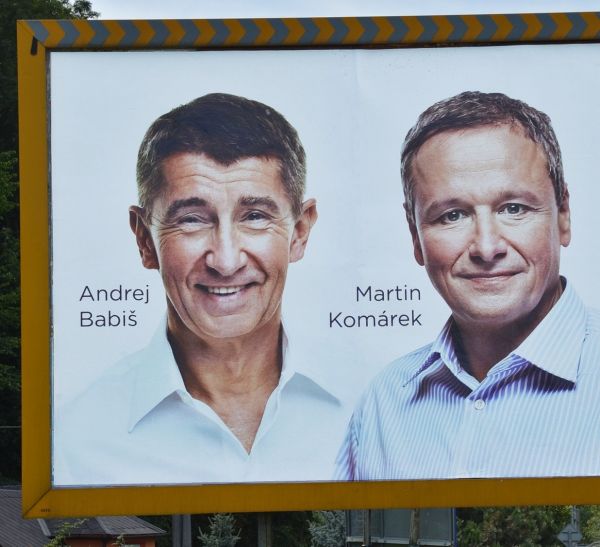 Hnutí ANO sází na billboardy.