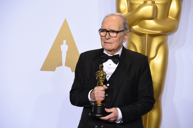 Morricone s Oscarem, za nejlepší hudbu k filmu Osm hrozných.