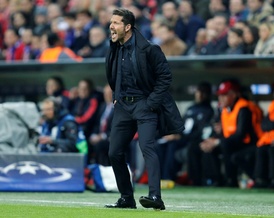 Diego Simeone, trenér Atlética Madrid.