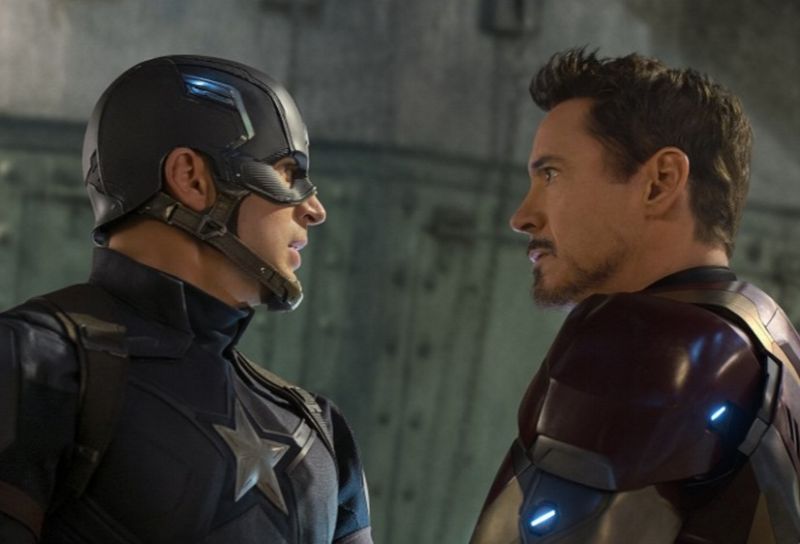 Captain America vs. Iron Man.