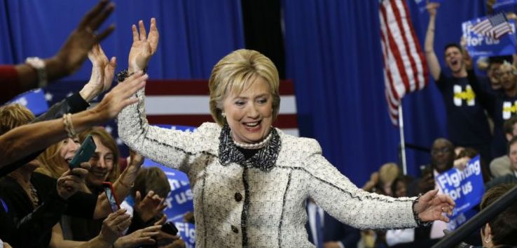 Hillary Clintonová. Hillary Clintonová.