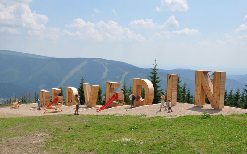 Atrakce pro děti na Medvědíně v Krkonoších.