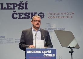 Dan Ťok na programové konferenci ANO.