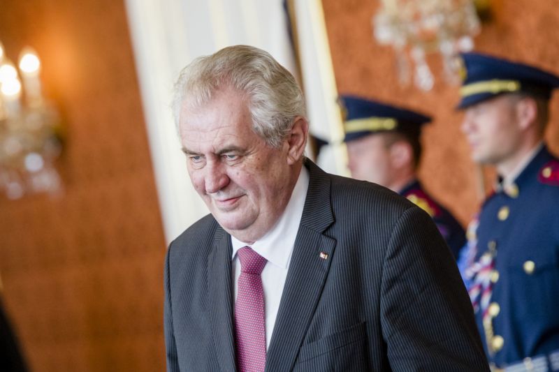 Prezident Miloš Zeman.
