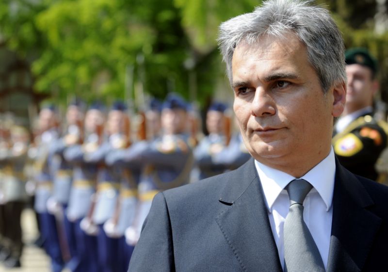 Reinhold Mitterlehner, nový dočasný premiér rakouské vlády,
