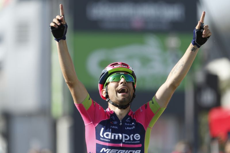Vítěz čtvrté etapy závodu Giro d'Italia Diego Ulissi