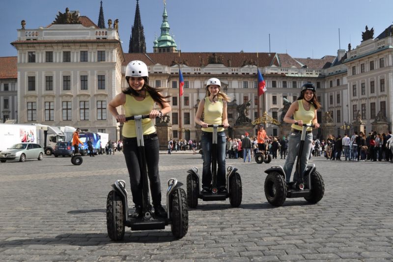 Praha chystá návrh, který by omezil provoz vozítek segway (ilustrační foto).