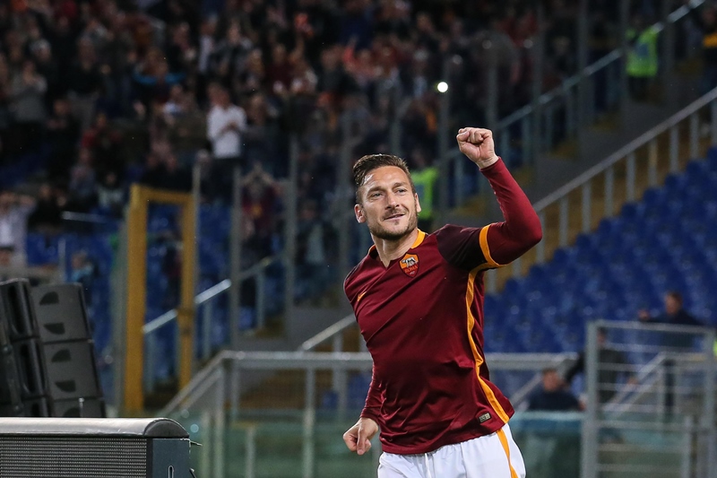 Legenda AS Řím Francesco Totti.