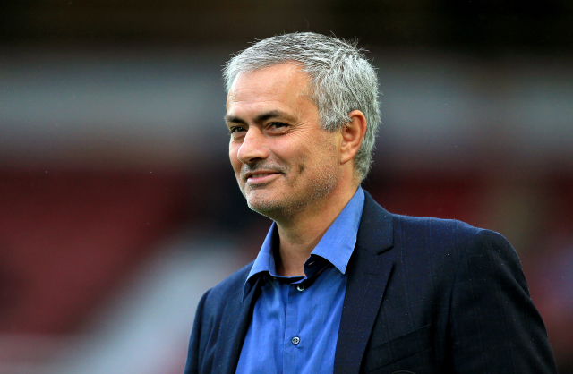 Trenér José Mourinho.