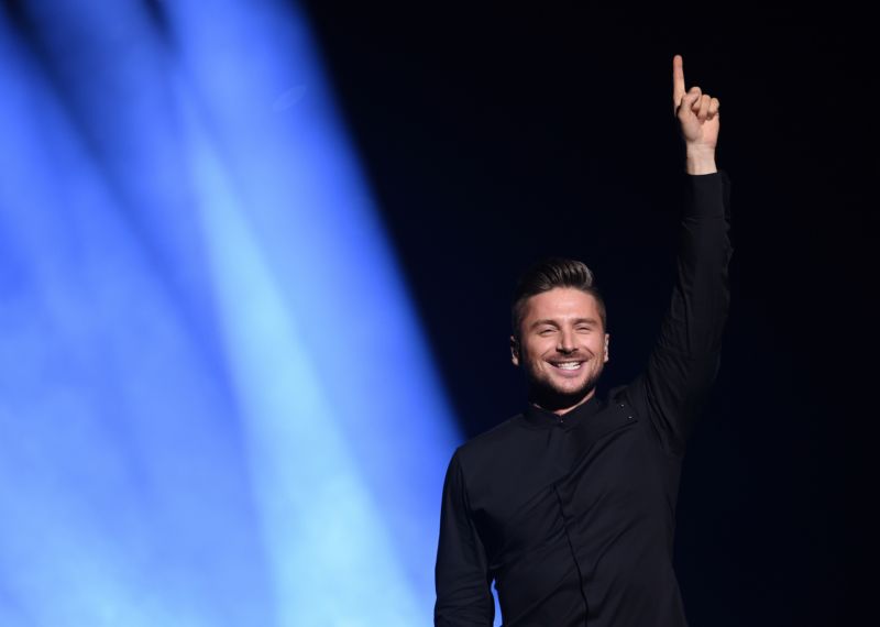 Ruský zpěvák Sergej Lazarev.