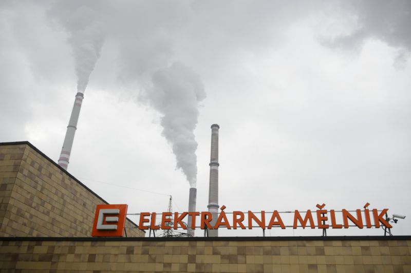 Mělnická elektrárna.