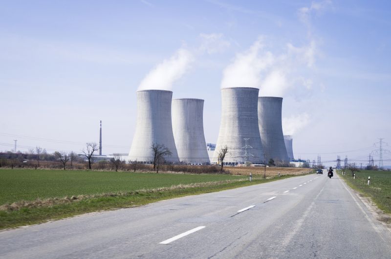 Jaderná elektrárna Dukovany. 