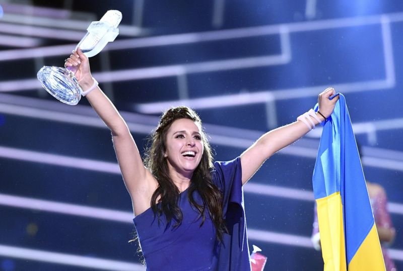 Vítězka Eurovize, ukrajinská zpěvačka Džamala.