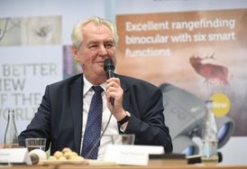 Prezident Miloš Zeman v Přerově.
