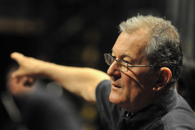 Skladatel Petr Kotík. Zkouška na festival NODO. Skladatel Petr Kotík. Zkouška na festival NODO.
