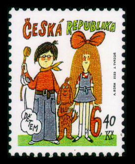 Dětmi milovaní Mach a Šebestová.