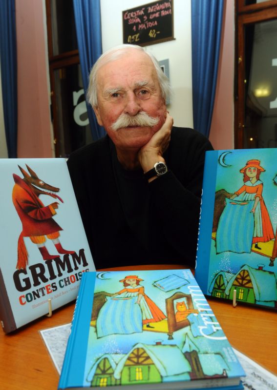 Zesnulý grafik a ilustrátor Adolf Born.