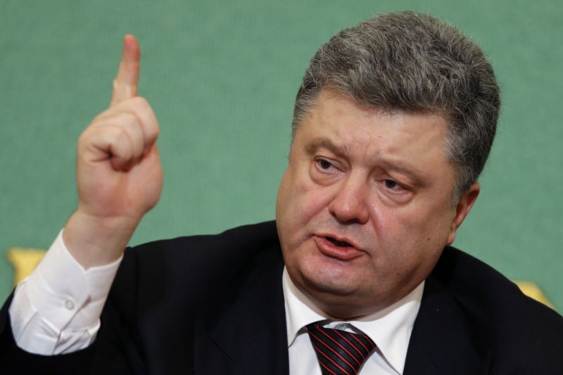Ukrajinský prezident Petro Porošenko. Ukrajinský prezident Petro Porošenko.