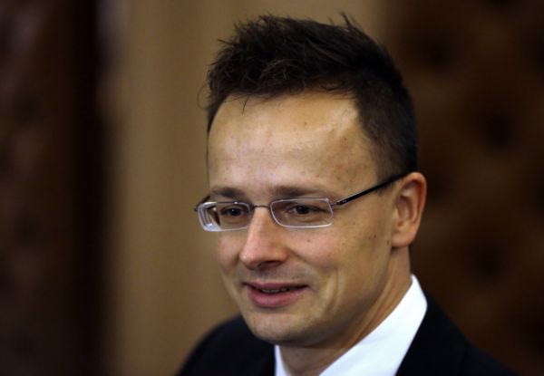 Maďarský ministr zahraničí Péter Szijjártó.