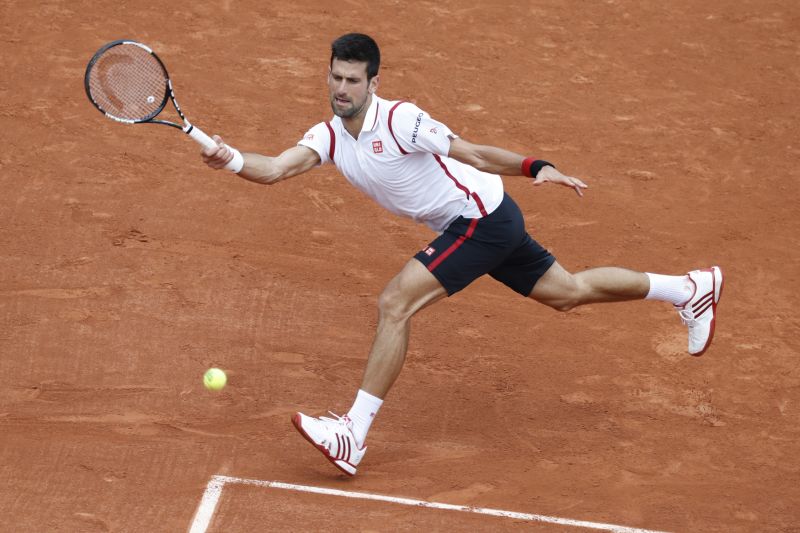 Světová jednička Novak Djokovič na French Open