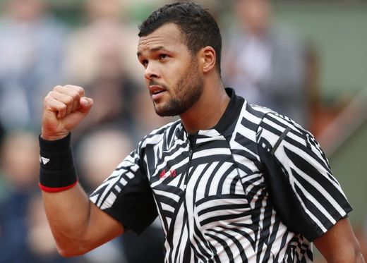 Francouz Jo-Wilfried Tsonga.