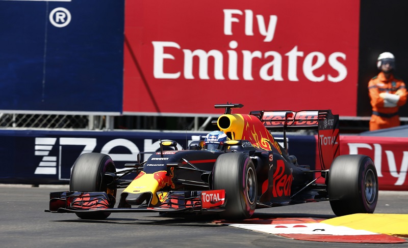 Kvalifikaci na Velkou cenu Monaka formule 1 vyhrál australský pilot Red Bullu Daniel Ricciardo (na fotce).