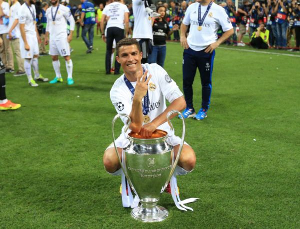 Hvězdný útočník Realu Cristiano Ronaldo.