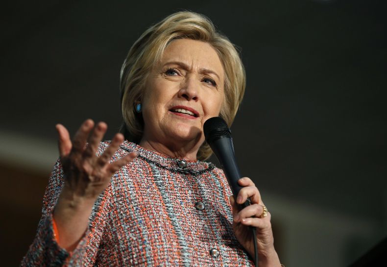 Hillary Clintonová.