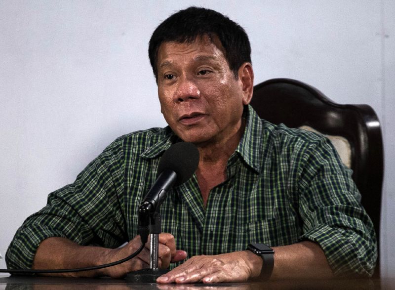 Nově zvolený filipínský prezident Rodrigo Duterte.