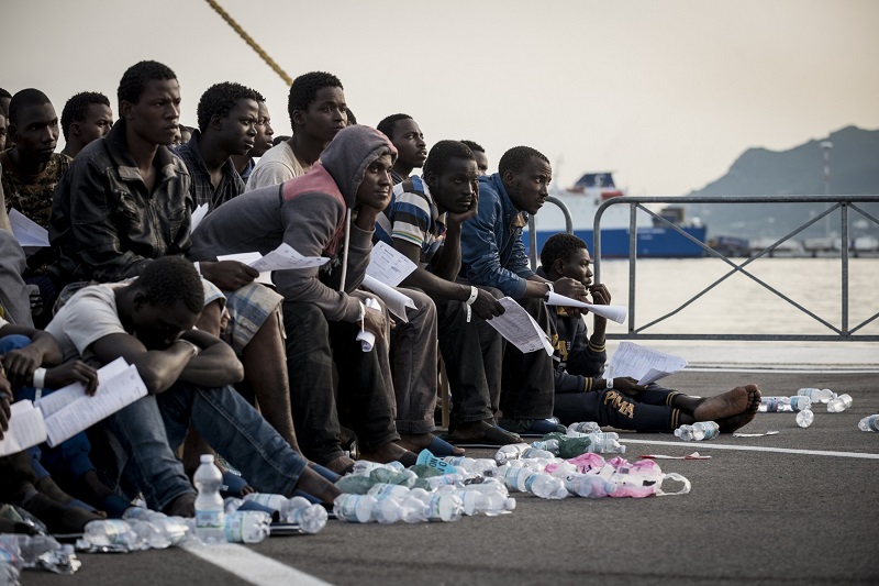 Migranti v Itálii (ilustrační foto). 