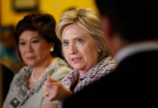 Hillary Clintonová.