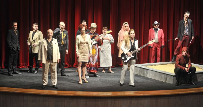 Hlavní zkouška inscenace díla Romeo a Julie v Horáckém divadle.