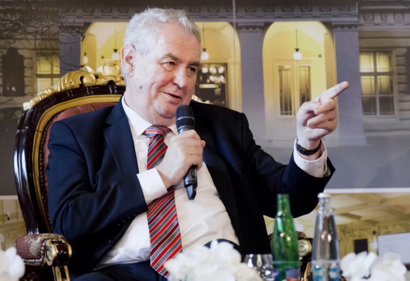 Prezident Miloš Zeman.