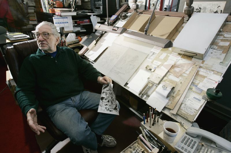 Kreslíř Joe Kubert je autorem komiksu Fax ze Sarajeva. Kreslíř Joe Kubert je autorem komiksu Fax ze Sarajeva.