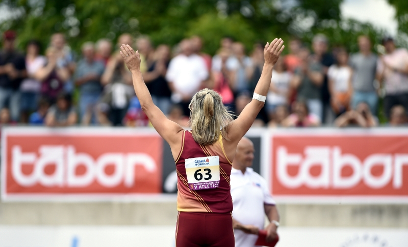 Česká oštěpařka Barbora Špotáková.