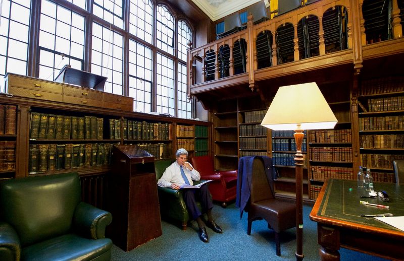 Interiér Oxforské univerzity (ilustrační foto).