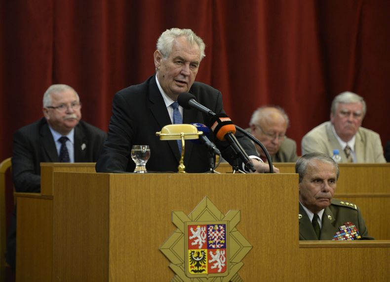 Prezident Miloš Zeman.