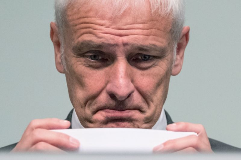 Generální ředitel Volkswagen Matthias Müller.