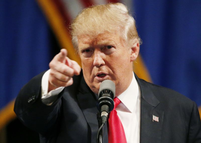 Prezidentský kandidát Donald Trump. Prezidentský kandidát Donald Trump.