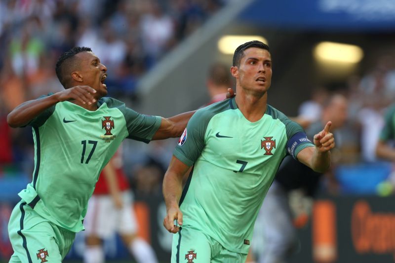 Spokojený kapitán Portugalska Cristiano Ronaldo
