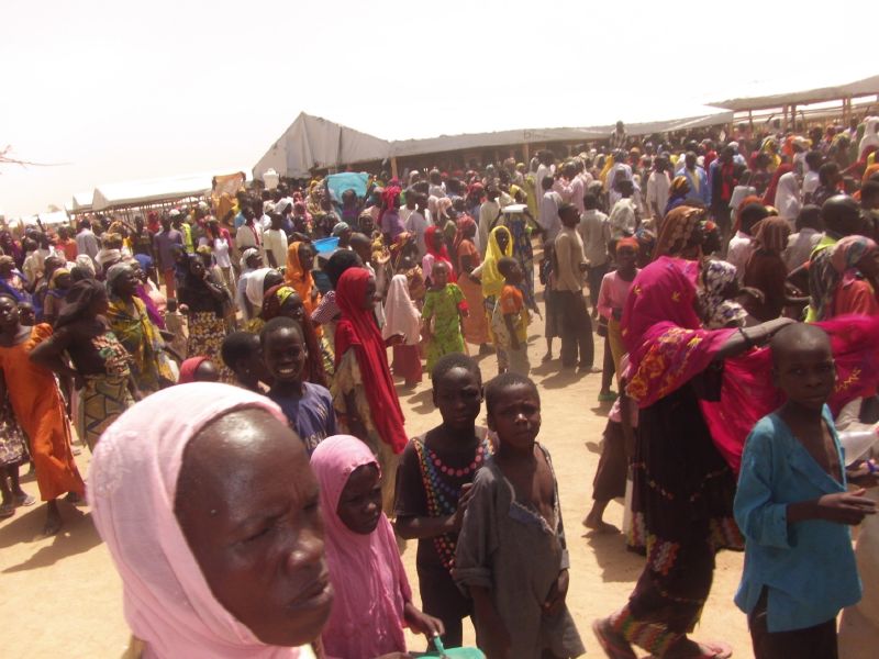 Uprchlíci před Boko Haram. 