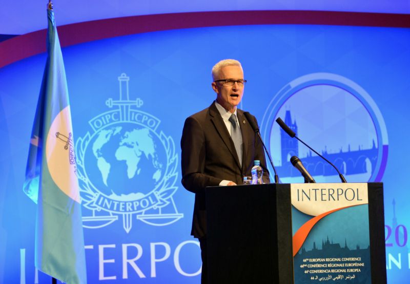 Ředitel Interpolu Jürgen Stock. Ředitel Interpolu Jürgen Stock.