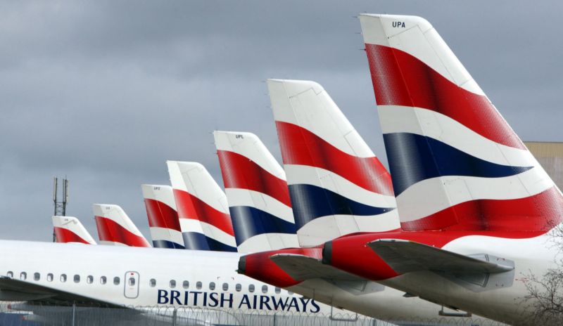 Britské aerolinky.