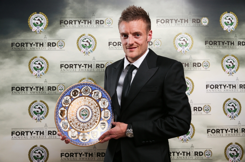 Anglický fotbalista Jamie Vardy.