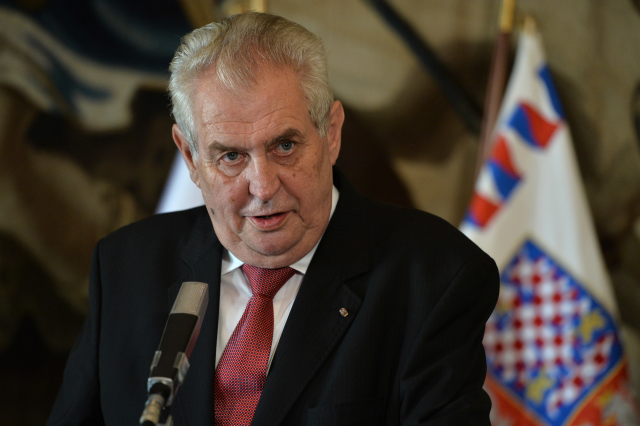 Prezident Miloš Zeman.
