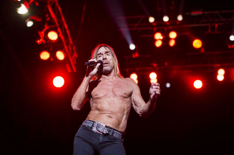 Punkrocková hvězda Iggy Pop. Punkrocková hvězda Iggy Pop.